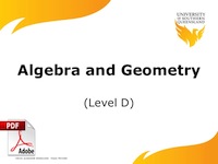 algebra and geometry