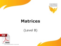 Matrices B