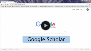 Google Scholar tutorial